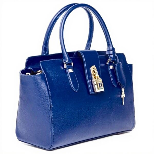 Sac deux poignées Patrizia Pepe bleu mode femme élégant