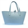 Cabas Patrizia Pepe reversible petit vert azur femme