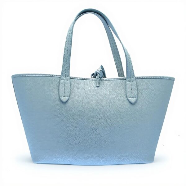 Cabas Patrizia Pepe reversible petit vert azur femme
