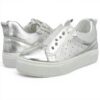 Baskets Femme PATRIZIA PEPE Cuir Respirant Argent Silver