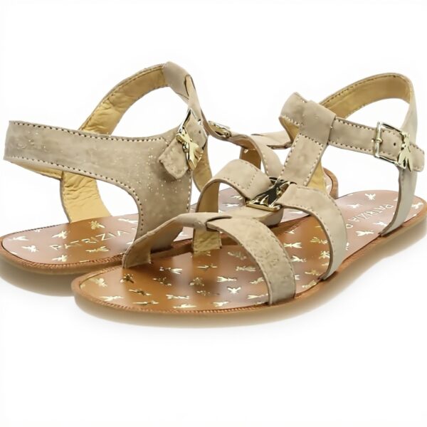 Sandale Femme PATRIZIA PEPE Cuir Respirant Or PPJ71