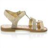 Sandale Femme PATRIZIA PEPE Cuir Respirant Or PPJ71