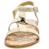 Sandale Femme PATRIZIA PEPE Cuir Respirant Or PPJ71