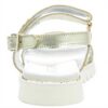 Sandale Femme PATRIZIA PEPE Cuir Respirant Argenté Or