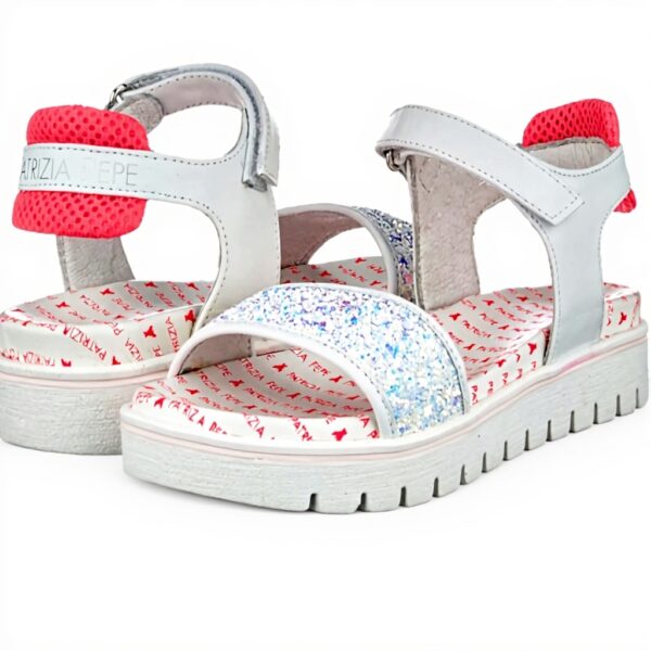 Sandale fille Patrizia Pepe cuir respirant PPJ70