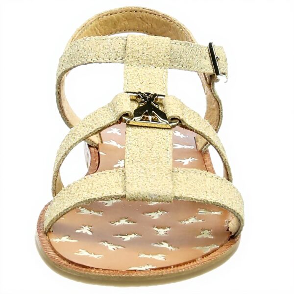 Sandale fille PPJ71.02 Patrizia Pepe cuir respirant rose