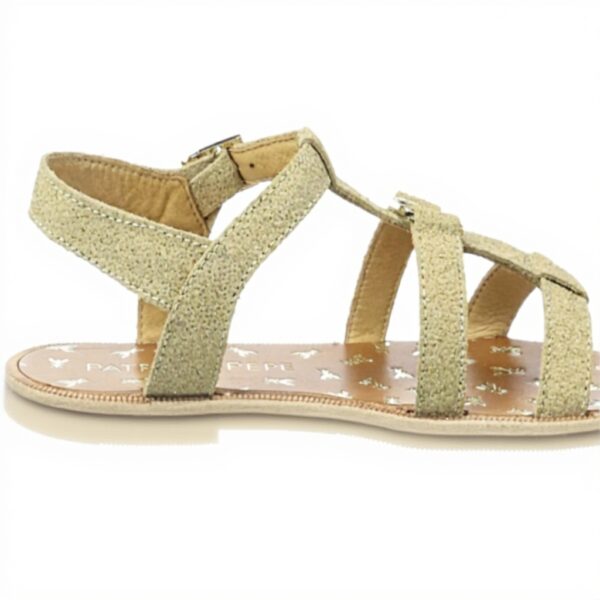 Sandale fille PPJ71.02 Patrizia Pepe cuir respirant rose