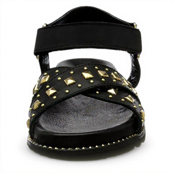 Sandale fille Patrizia Pepe PPJ77 cuir respirant noir