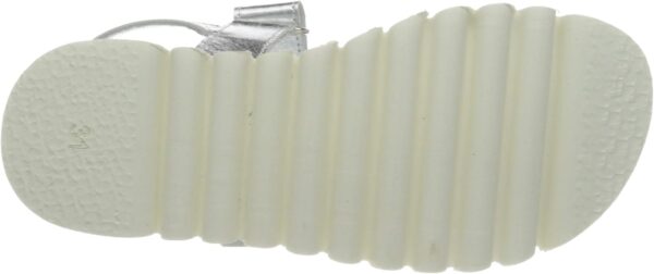 Sandale fille PATRIZIA PEPE cuir respirant or argent-3