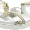 Sandale fille Patrizia Pepe PPJ82 cuir respirant or-6