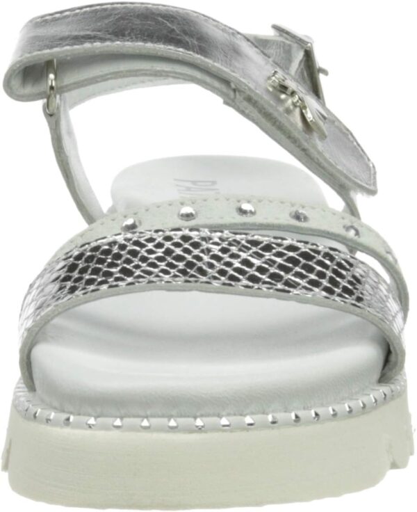 Sandale fille PATRIZIA PEPE cuir respirant or argent-1