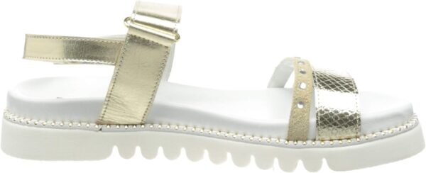 Sandale fille Patrizia Pepe PPJ82 cuir respirant or-5