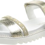 Sandale fille Patrizia Pepe PPJ82 cuir respirant or-0