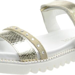 Sandale fille Patrizia Pepe PPJ82 cuir respirant or-0