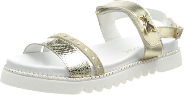 Sandale fille Patrizia Pepe PPJ82 cuir respirant or-0