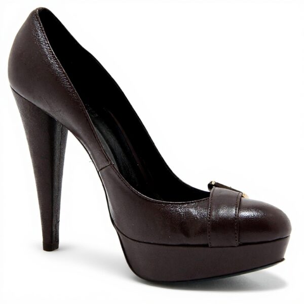 Escarpins Patrizia Pepe femme talon aiguille marron