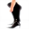 T-shirt sans manches Patrizia Pepe Noir Femme Cropped