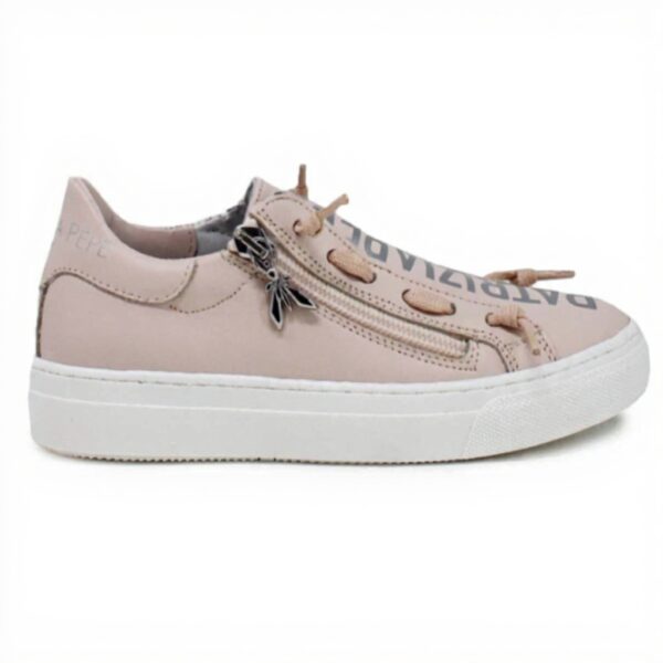 Baskets Patrizia Pepe Rose Cuir PPJ10 Femme