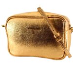 Sac bandoulière Patrizia Pepe Petit Cuir Solar Gold