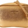 Sac bandoulière Patrizia Pepe Petit Cuir Solar Gold-2