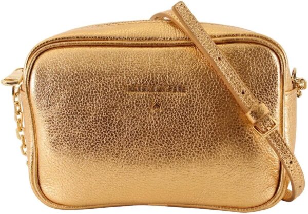Sac bandoulière Patrizia Pepe Petit Cuir Solar Gold-2