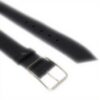 Ceinture PATRIZIA PEPE Femme Cuir Noir Argent Modèle CW6409
