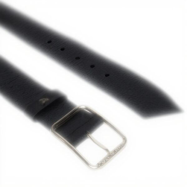 Ceinture PATRIZIA PEPE Femme Cuir Noir Argent Modèle CW6409
