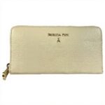 Porte-monnaie cuir Patrizia Pepe Essentials 19 cm femme
