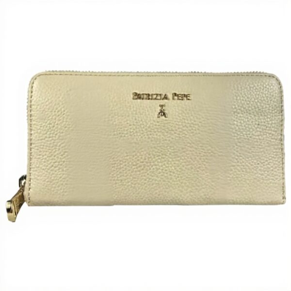 Porte-monnaie cuir Patrizia Pepe Essentials 19 cm femme