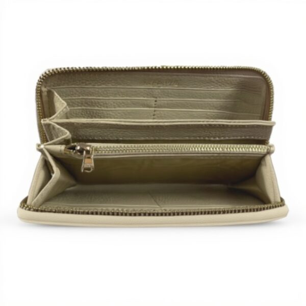Porte-monnaie cuir Patrizia Pepe Essentials 19 cm femme