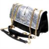 Sac bandoulière cuir Patrizia Pepe Fantasy Shiny 20 cm