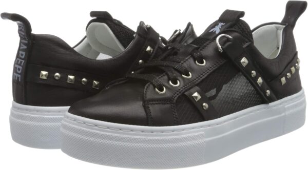 Baskets Patrizia Pepe Femme PPJ59 Cuir Noir Taille 40-6