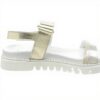 Sandales Patrizia Pepe Femme Cuir Or Mode PPJ82