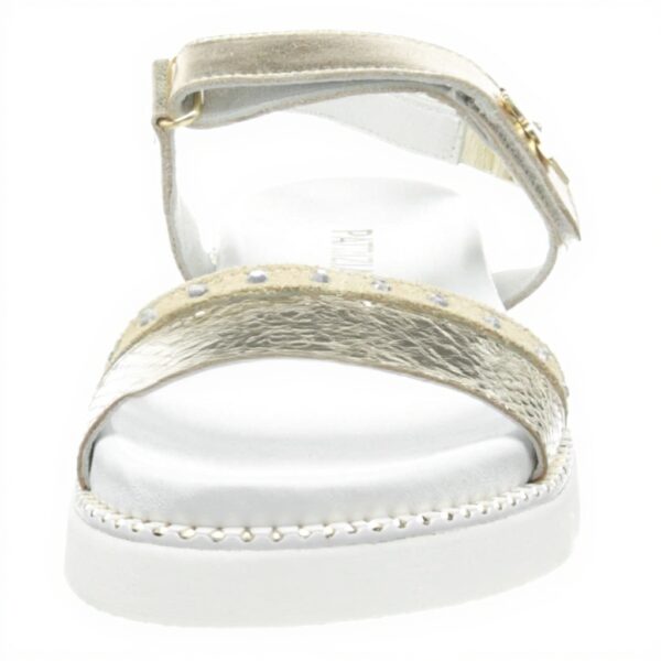 Sandales Patrizia Pepe Femme Cuir Or Mode PPJ82