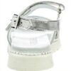 Sandale Patrizia Pepe Femme Argenté Cuir Respirant PPJ82