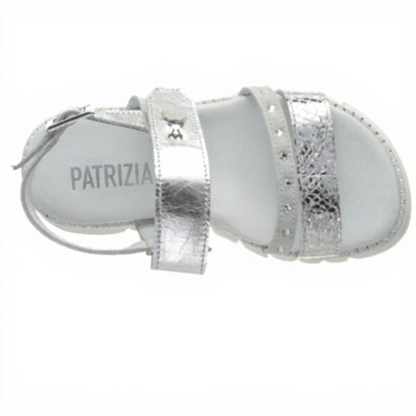 Sandale Patrizia Pepe Femme Argenté Cuir Respirant PPJ82