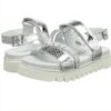 Sandale Patrizia Pepe Femme Argenté Cuir Respirant PPJ82