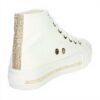 Patrizia Pepe Baskets Fille Blanc Cuir Véritable Tendance