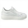 Baskets Patrizia Pepe Fille Cuir Respirant Noir Blanc