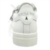 Baskets Patrizia Pepe Fille Cuir Respirant Noir Blanc