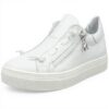 Baskets Patrizia Pepe Fille Cuir Respirant Noir Blanc