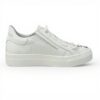 Baskets Patrizia Pepe Fille Cuir Respirant Noir Blanc