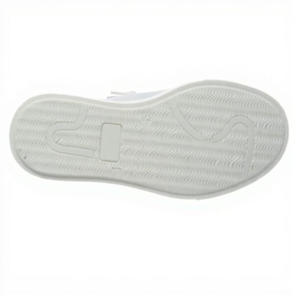 Baskets Patrizia Pepe Fille Cuir Respirant Noir Blanc