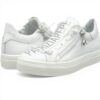Baskets Patrizia Pepe Fille Cuir Respirant Noir Blanc