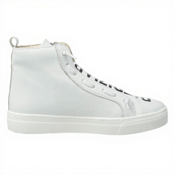 Baskets Patrizia Pepe Fille PPJ501 Cuir Respirant Gris Blanc