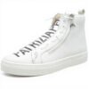 Baskets Patrizia Pepe Fille PPJ501 Cuir Respirant Gris Blanc