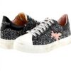 Baskets Patrizia Pepe Fille Cuir Respirant Noir Argenté