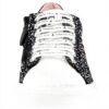 Baskets Patrizia Pepe Fille Cuir Respirant Noir Argenté