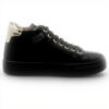 Baskets Patrizia Pepe Fille Cuir Noir Confortable