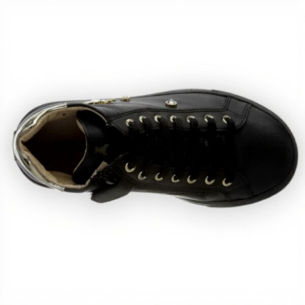 Baskets Patrizia Pepe Fille Cuir Noir Confortable